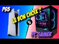 Ps5 ou pc gamer  rapport qualit prix jeu et confort