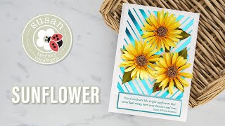 Spellbinders Sunflower by Susan Tierney-Cockburn How-To