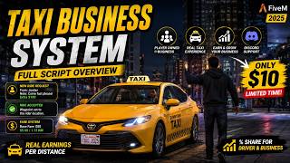 Player-Owned Taxi Business System | 2025 | FiveM