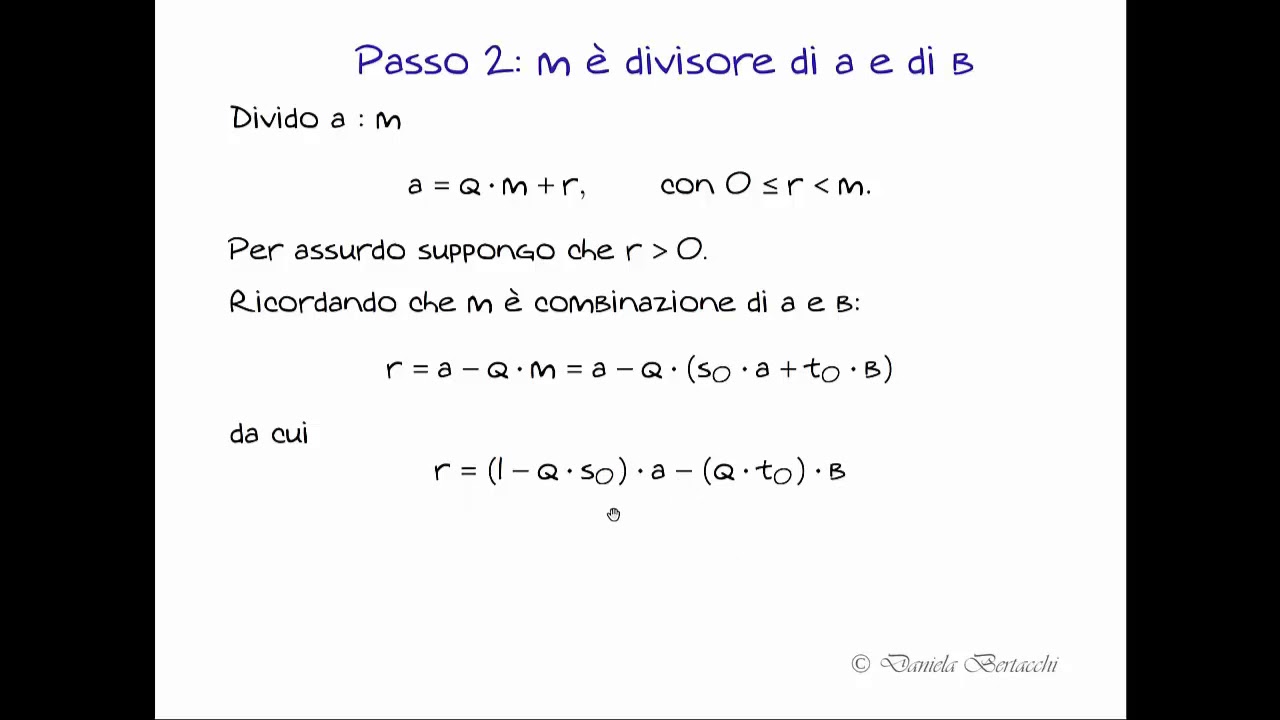 MCD: dimostriamo esistenza e unicità