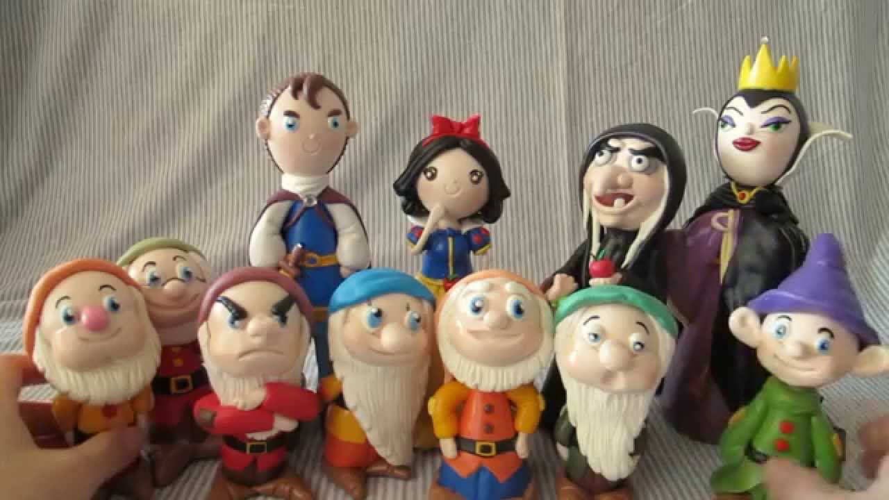 黏土#8［作品-白雪公主］Resin clay DIY life- Snow White and The 