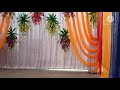 Stage decoration for wedding  flower decoration  decoration ideas 