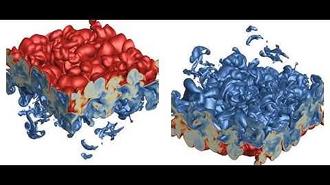 Direct Numerical Simulation of Shock-Induced Turbulent Mixing