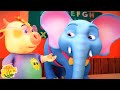 एक मोटा हाथी स्कूल को चला, Ek Mota Hathi School Ko Chala, Hindi Nursery Rhymes for Kids