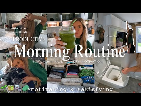 🌱🧺🌸 a productive morning routine ★ VLOG| Day in the life| cleaning ...