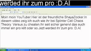 How To Cheat At Splinter Cell Chaos Theory Versus