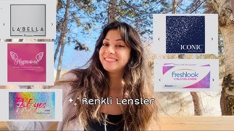 👀Bu videoyu izlemeden renkli lens alma 👁️