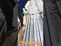 concrete pillar demolding process |cleanstructural casting removal #shorts