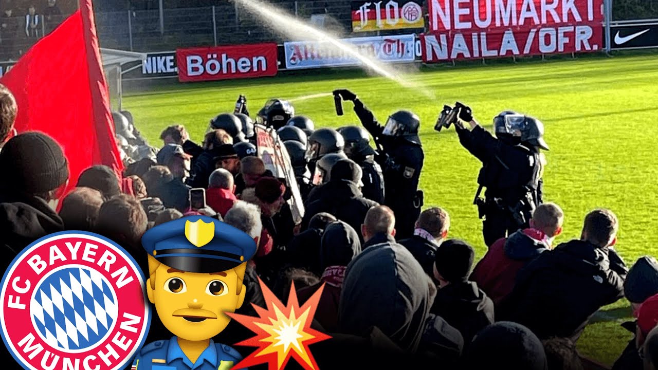 Spiel-Abbruch nach hartem Polizei-Einsatz! (Türkgücü - Bayern II)