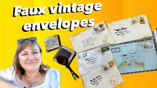 Faux vintage Envelopes