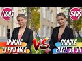 IPHONE 13 PRO MAX vs GOOGLE PIXEL 5A 5G. 1100$ vs 540$. Большой тест камер