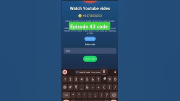 YouTube episode 43 code today #muskempire #episode43