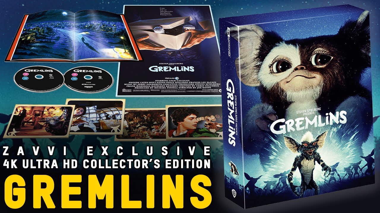 80s comedy horror classic Gremlins is getting a 4K Collectors Edition  release from Zavvi - Steelbook Blu-ray News