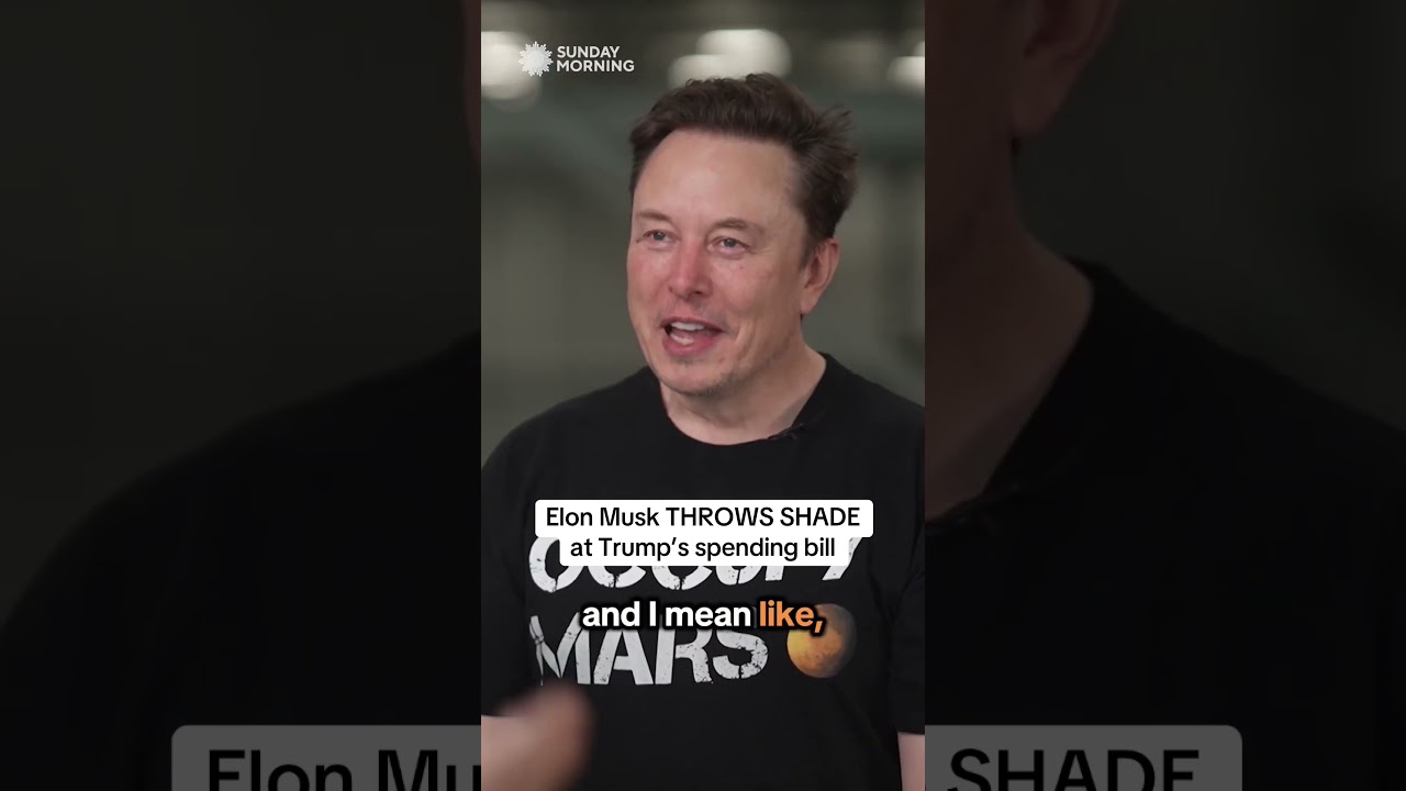 Elon Musk THROWS SHADE at Trump's spending bill