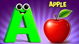 Abc Phonics Song - Toddler Learning Video Songs , A For Apple , Nursery Rhymes , Alphabet Song