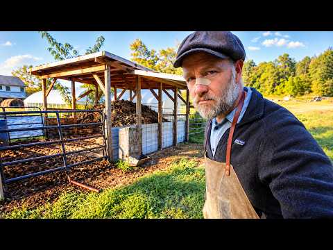 Our Pigs Just Gave Us a Mountain Of Compost