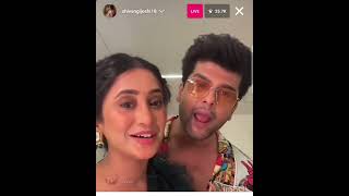 Shivangijoshi-Kushal Tandon 1St Live Chat Barsatien