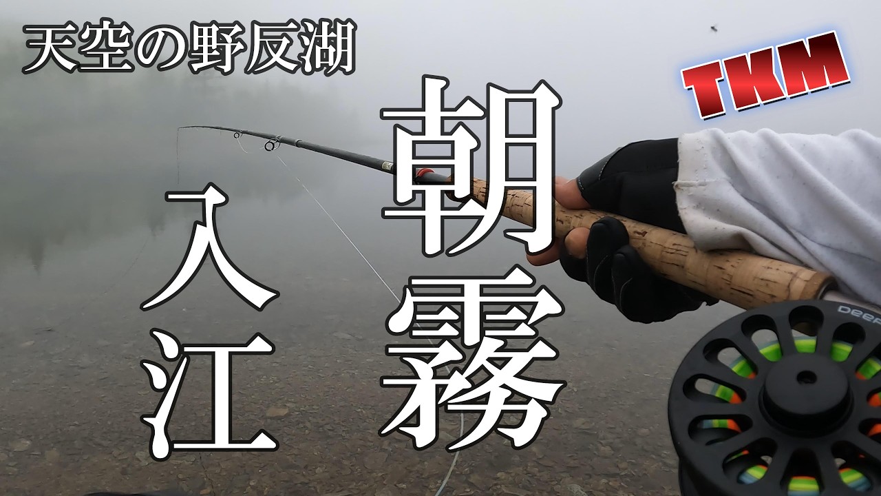 【天空の野反湖】朝霧のワンド🎣R7年6月21日　フライフィッシング