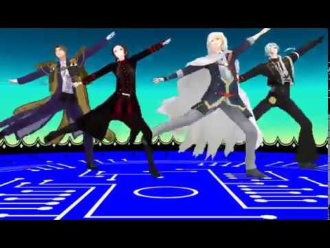 【刀剣乱舞MMD】長谷部、清光、まんば、膝丸でダンシング☆サムライ