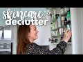 SKINCARE COLLECTION! ✨ organising my cabinet, current favourite products & big declutter with me!