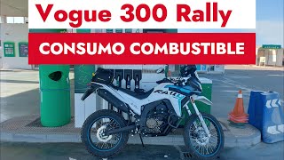 Voge 300 Rally | Consumos Combustible | 4k