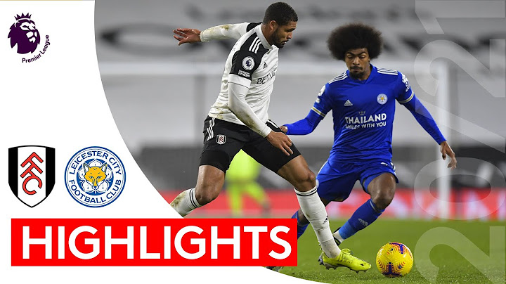 Fulham 0-2 Leicester | Premier League Highlights | Defeat as Fulham fall to high-flying Foxes