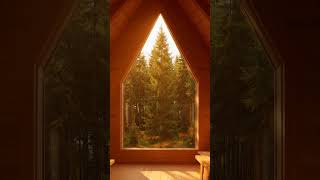 Peaceful Cabin Morning ☀️ #CabinLife #CozyMorning #UrbanTile #RelaxMode #PeacefulLiving