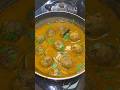 Soya Curry Kofta😋#shorts #cooking #soyacurry #soyachunkrecipe #foddie #youtubeshorts #oyeitsneha