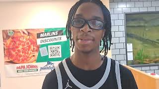 Kecoughtan's Dershon Ormon after win over Lake Taylor at VaPreps Classic - Sat. Feb. 4, 2023