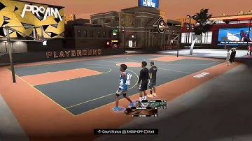 2k20 mypark with friends playing 3v3 vibes tune in lit -_-