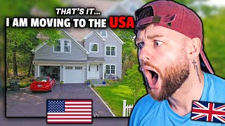 SHOCKED Brit Reacts to AMERICAN HOUSE TOUR..