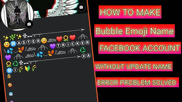 How to Make INVELID Emoji Name Account on Facebook 2023 | Create Unique Emoji Name Facebook ID 2023