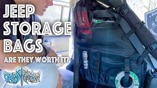 Amazon Cargo Storage Bags for the Jeep Wrangler Roll Cage