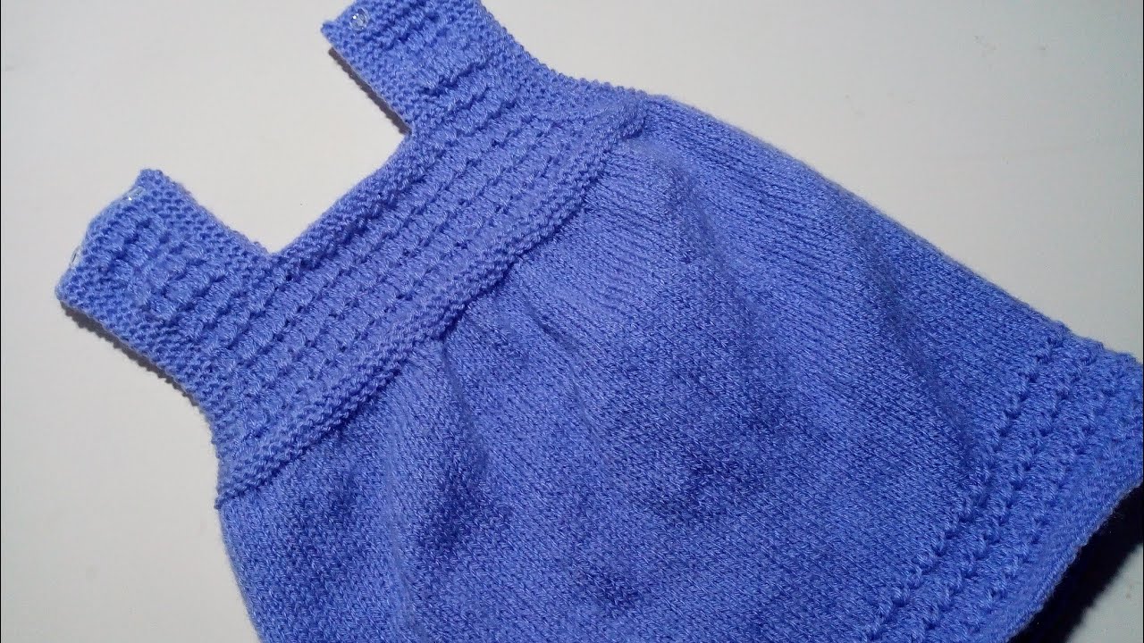 Tunic knitting design for girls