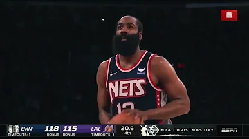 Christmas Games | Brooklyn Nets vs Los Angeles Lakers Highlights | December 25 | 2021