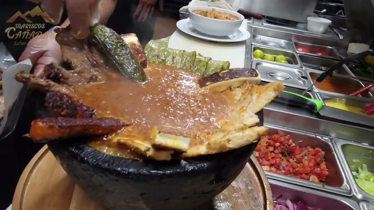 Molcajete Mi Tierra from Mariscos Canadas and Grill in Riverside California 92505