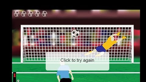 Simple Soccer Game using JavaScript