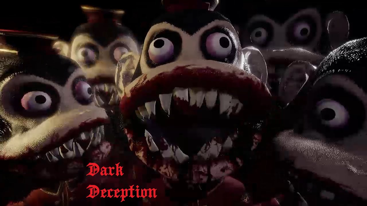Прохождение первой главы игры Dark Deception. Атака мартышек. Пакмэн 3D
