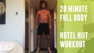 20 Minute Hotel HIIT Workout | The Body Coach