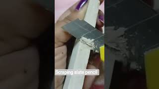 asmr#scraping#slate#pencil#mouthwatering