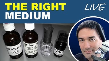Choosing a mounting medium for microscopy