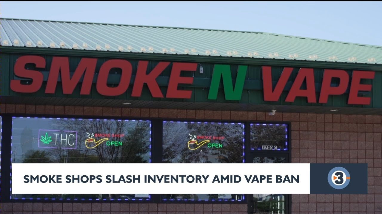 pod vape devices Smoke shops slash inventory amid vape ban