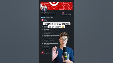 Target’s new CEO started as an intern 😳 #career #corporate #internship #intern #ceo