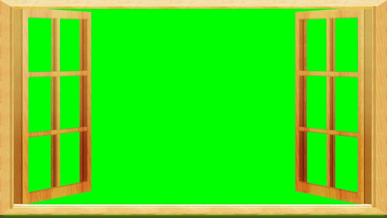 Windows Open Green Screen Effects Chroma Key Animations Effects