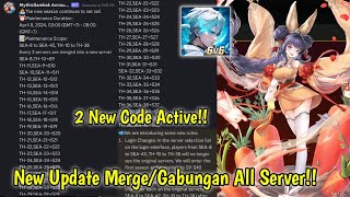 New Update!!Merge/Gabungan All Server | 2 New Code Active - Mythic Samkok (Android)