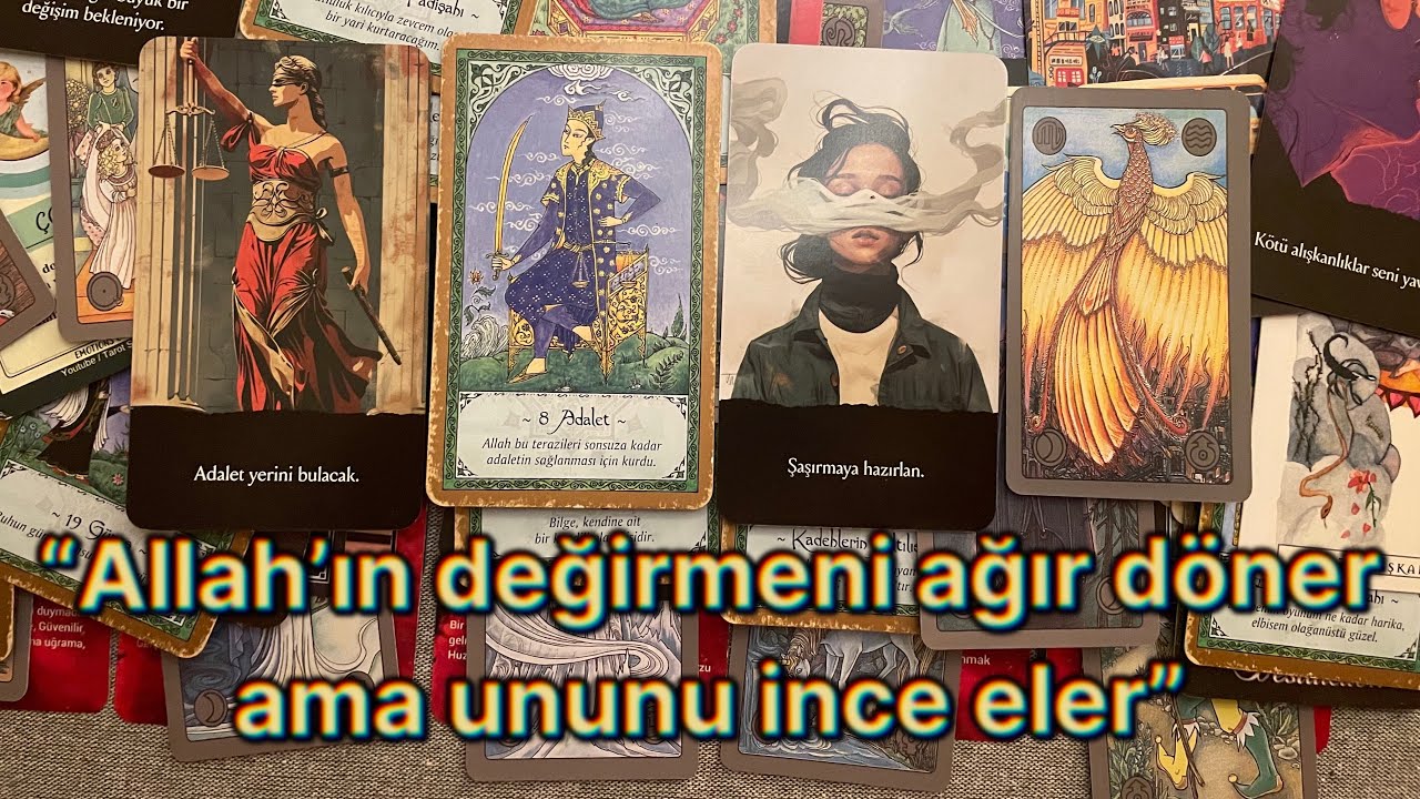 “Ah da yerini bulur er ya da geç, hak da yerini bulur. ” Kalbini temiz tutanlar için. #tarot