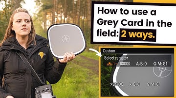 How to use a Grey Card to set a Custom White Balance | The Perfect White Balance in Camera.