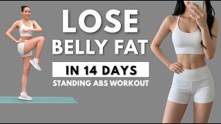 Lose Belly Fat in Just 2 Weeks - Standing Ab Workout - No Jumping, No Equipment | Emma Fit
