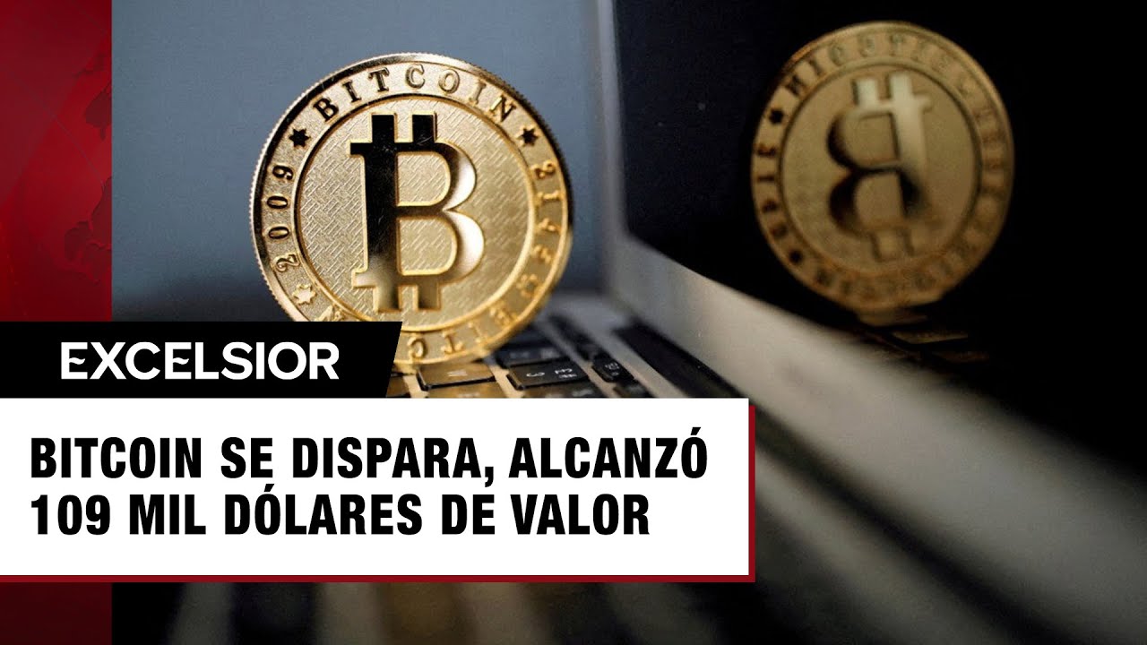 Bitcoin alcanza un máximo de 109 mil dólares de valor
