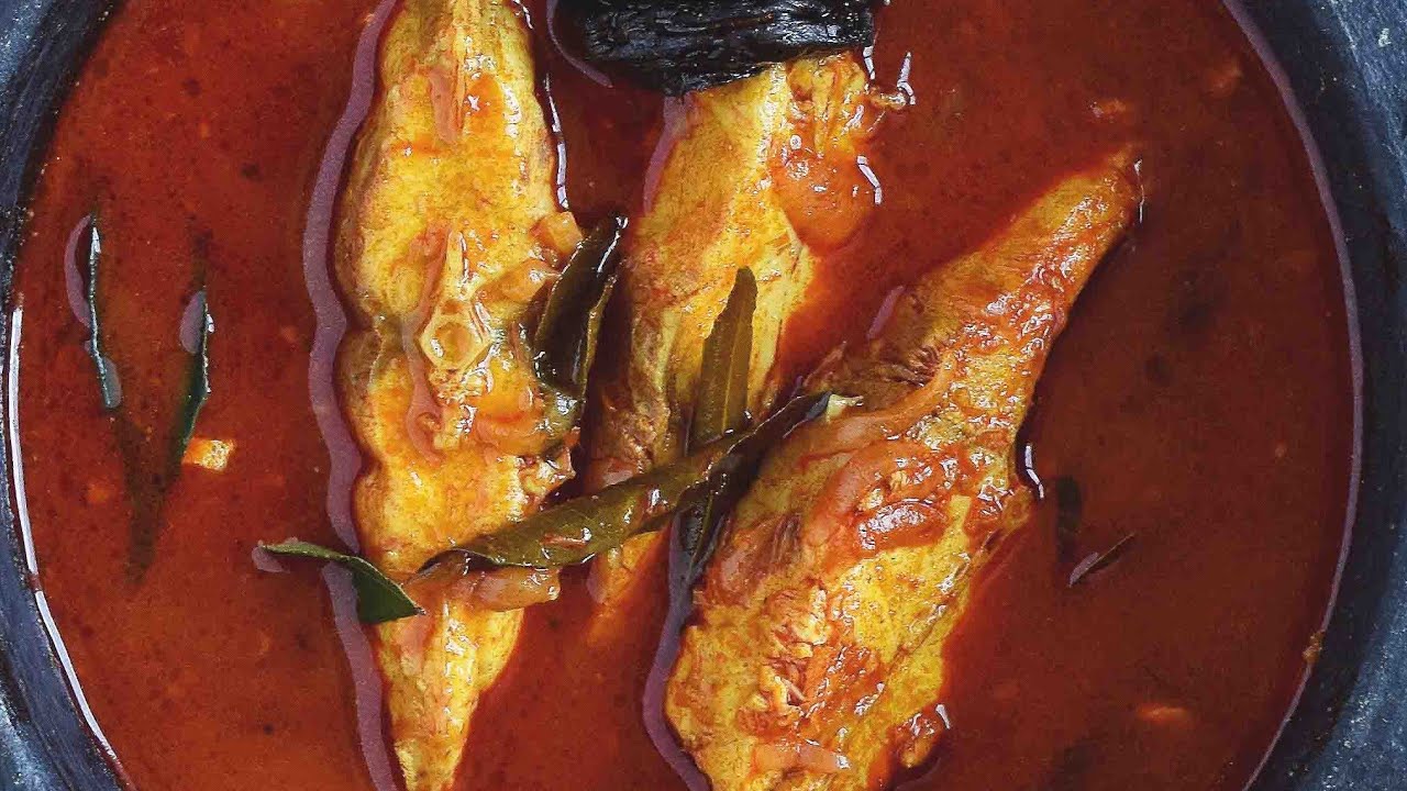 കേരളാ സ്റ്റൈൽ നാടൻ മീൻകറി /Kerala style fishcurry 